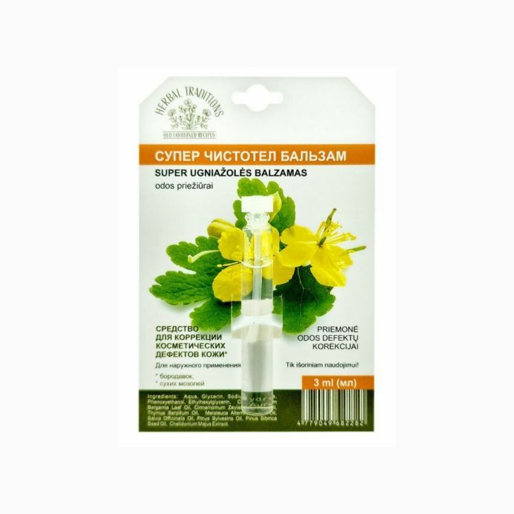 Kép Extra hatásos vérehulló fecskefű – kozmetikai készítmény szemölcsökre – 3 ml – Herbal Traditions