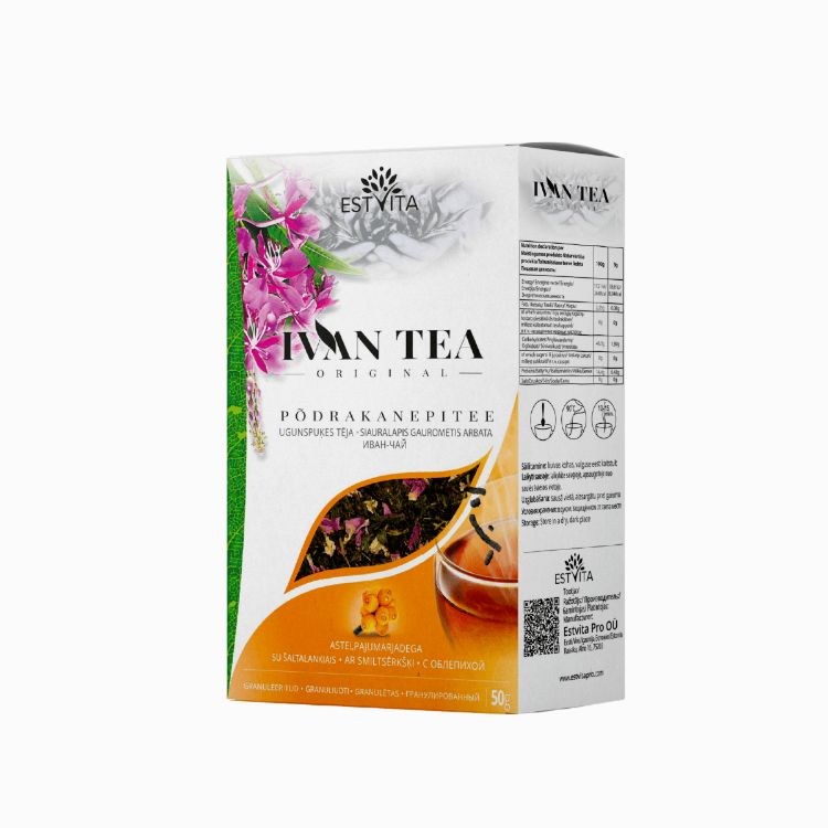 Kép Ivan tea (keskenylevelű füzike) homoktövissel – 50 g – Estvita