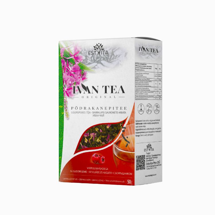 Kép Ivan tea (keskenylevelű füzike) galagonyával – 50 g – Estvita