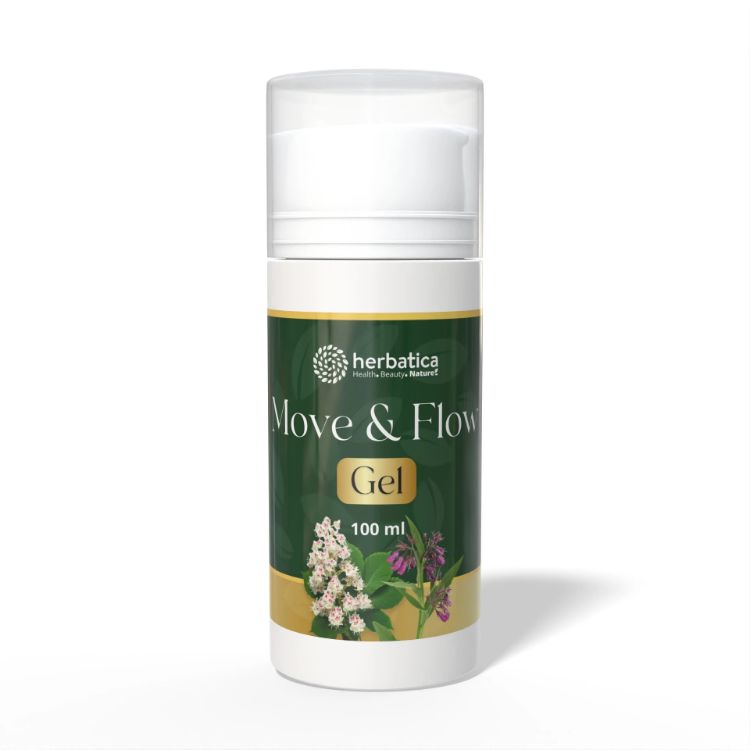 Kép Move & Flow Gel – fekete nadálytő-vadgesztenye gél – 100 ml – Herbatica