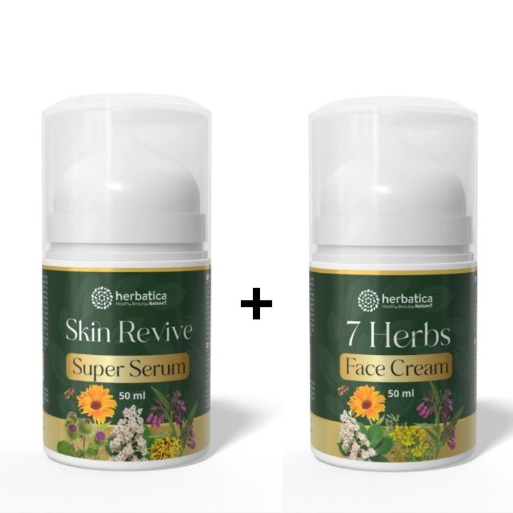 Kép Herbatica Kedvezményes csomag: Anti-Age Duo – Skin Revive SuperSerum + 7 Herbs Face Cream