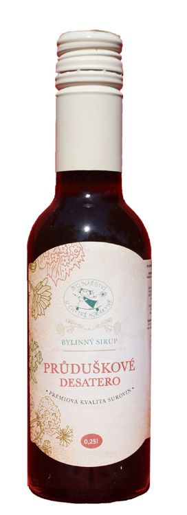 Kép Szirup "Hörgő tízparancsolat" - 250 ml - Bylinářství U Chytré horákyně