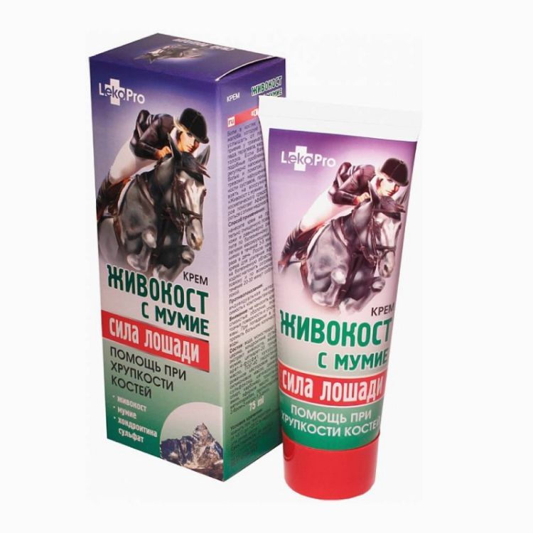 Kép LÓERŐ Nadálytő krém múmióval - 75 ml - LekoPro