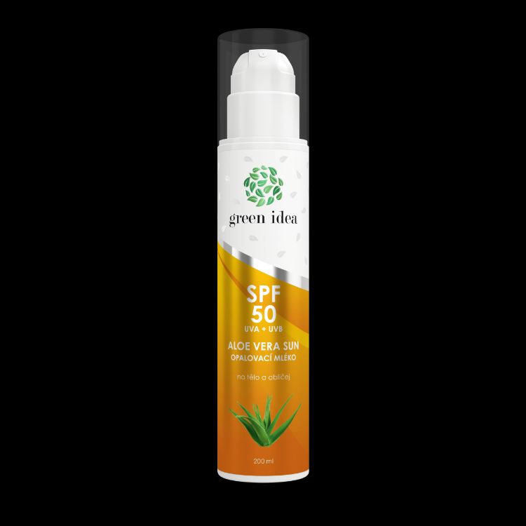 Kép Aloe vera nap - napvédő tej SPF 50 200 ml - Green idea