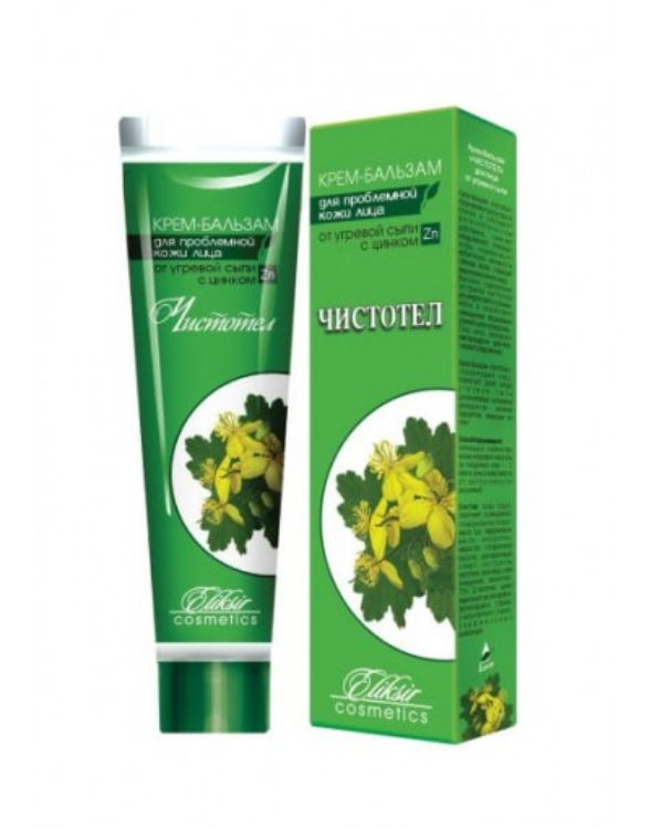 Kép Elixir Tisztitó krémbalzsam „Vérehulló fecskefű kivonattal” - 40 ml