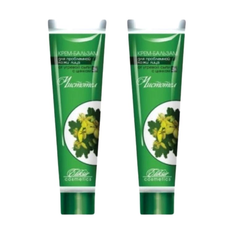 Kép Akciós készlet: 2x Elixir Tisztitó krémbalzsam „Vérehulló fecskefű kivonattal” - 40 ml