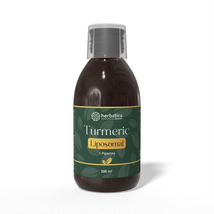 Kép Lipozómás Kurkuma Kivonat + Piperin - 200 ml - Herbatica