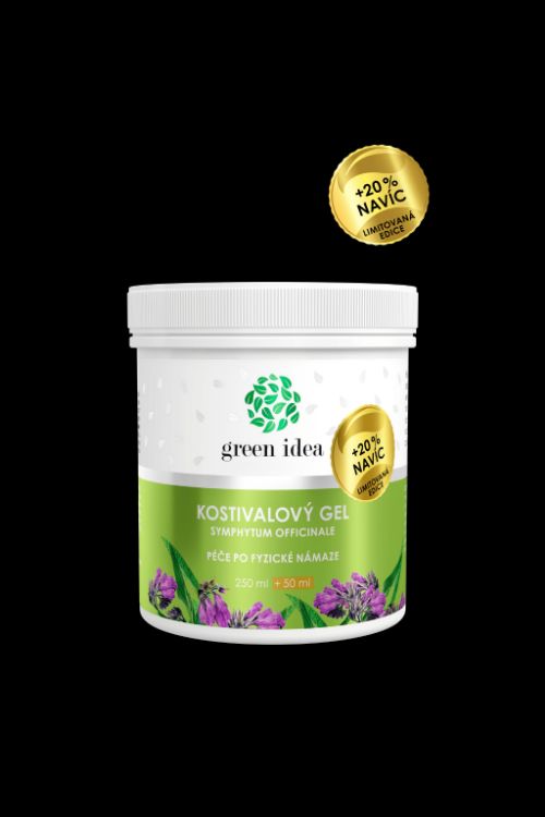 Kép Fekete nadálytő masszázsgél – limitált kiadás +20% EXTRA 300 ml – Green Idea