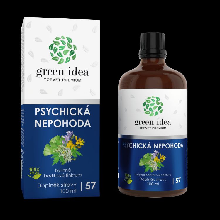Kép Pszichés kényelmetlenség - alkoholmentes tinktúra 100 ml - Green idea