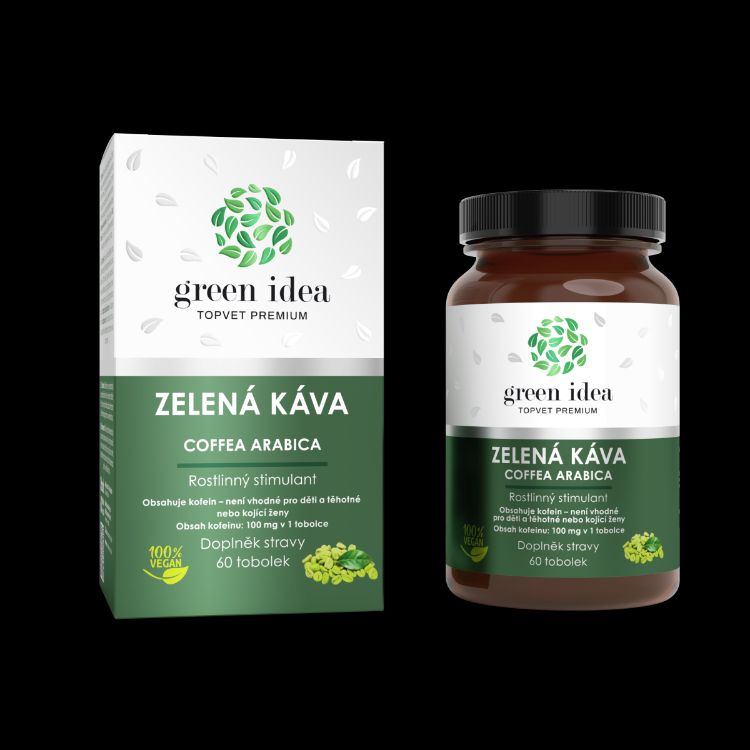 Kép Zöld kávé gyógynövény-kivonat - kapszulák 60 db - Green idea