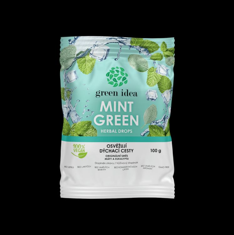 Kép Mint green – gyógynövényes cukorkák 100 g – Green idea
