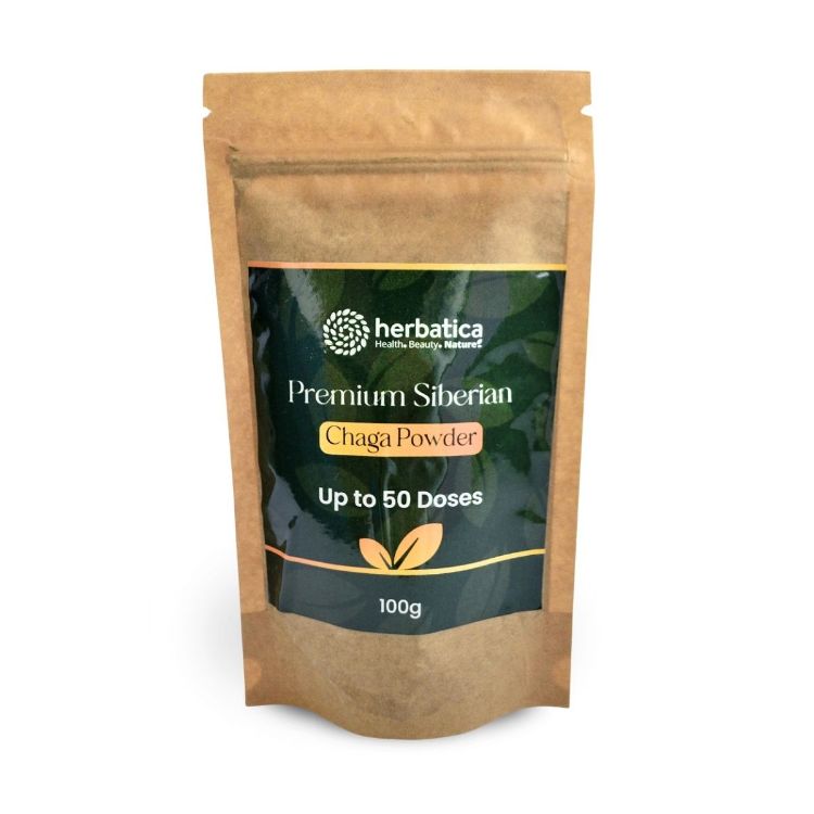 Kép Prémium szibériai Chaga 100% por - 100g - Herbatica