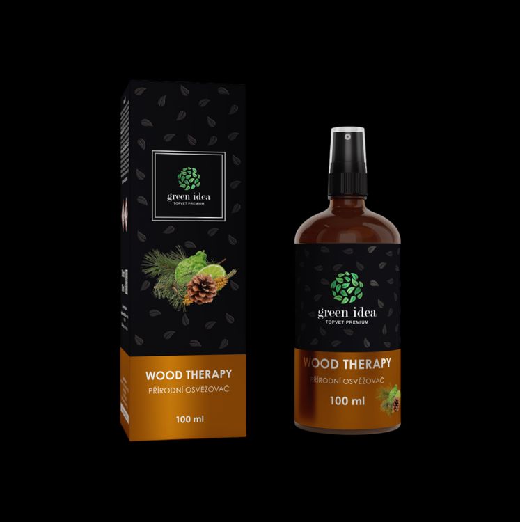 Kép WOOD THERAPY - természetes légfrissítő 100 ml - Green idea