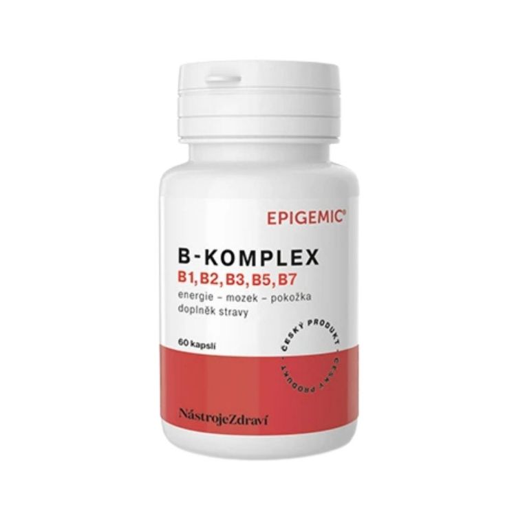 Kép B-Komplex B1, B2, B3, B5, B7 – 60 kapszula – Epigemic®