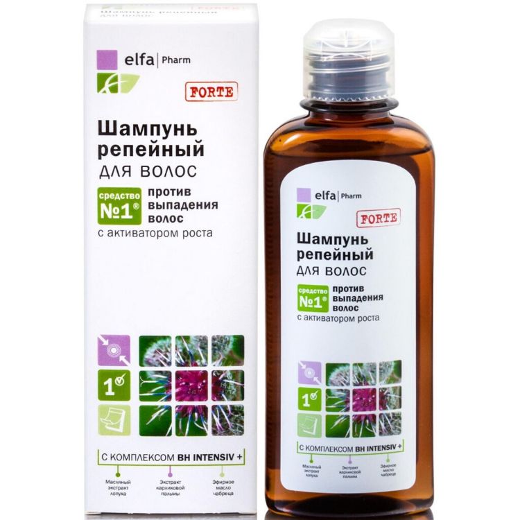 Kép Bojtorján sampon hajra hajhullás ellen - 200 ml - Elfa Pharm