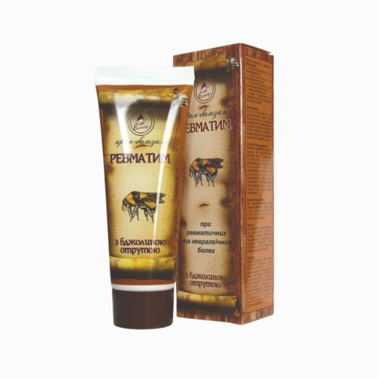 Kép Revmatim masszázskrém méhméreggel ízületekre és hátra - Elixir - 75 ml Változat: 75ml