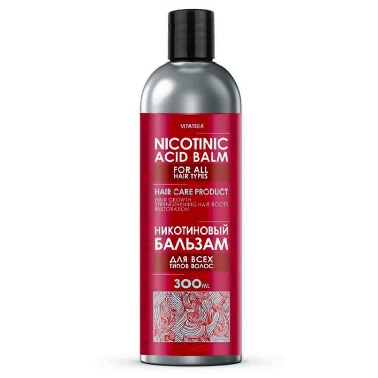 Kép VITATEKA nikotinsavas balzsam minden hajtípusra – 300 ml
