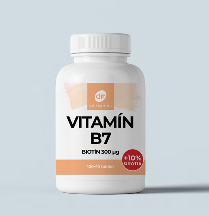 Kép Biotin 300 µg – 110 tabletta – Dr. Fleming