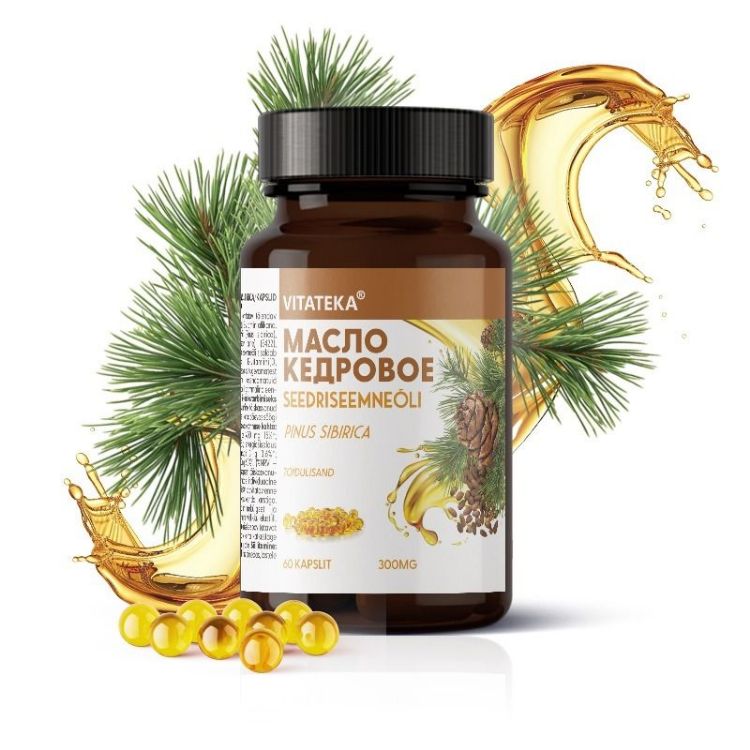 Kép Vitateka cédrusolaj 300 mg – 60 kapszula