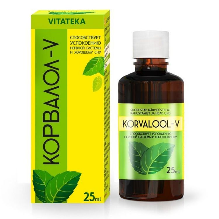 Kép Corvalol-V gyógynövényes cseppek – 25 ml – Vitateka