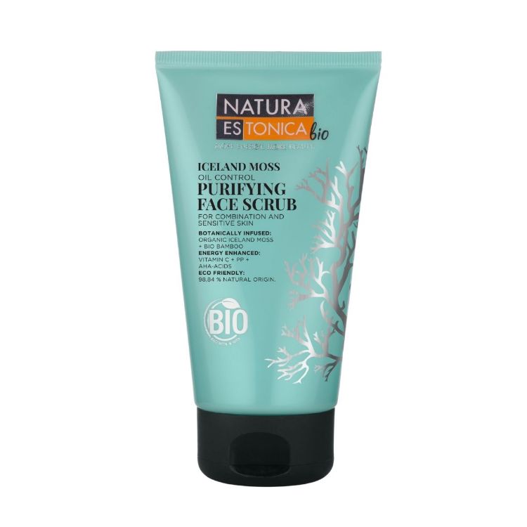 Kép Natura Estonica tisztító arcradír izlandi zuzmóval – 150 ml