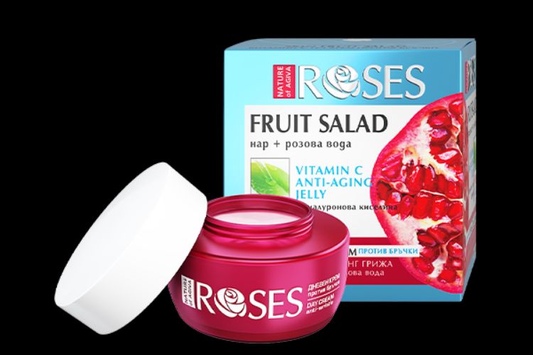 Kép FRUIT SALAD C-vitaminos ránctalanító gélkrém gránátalma-kivonattal és rózsavízzel 50 ml - NATURE OF AGIVA