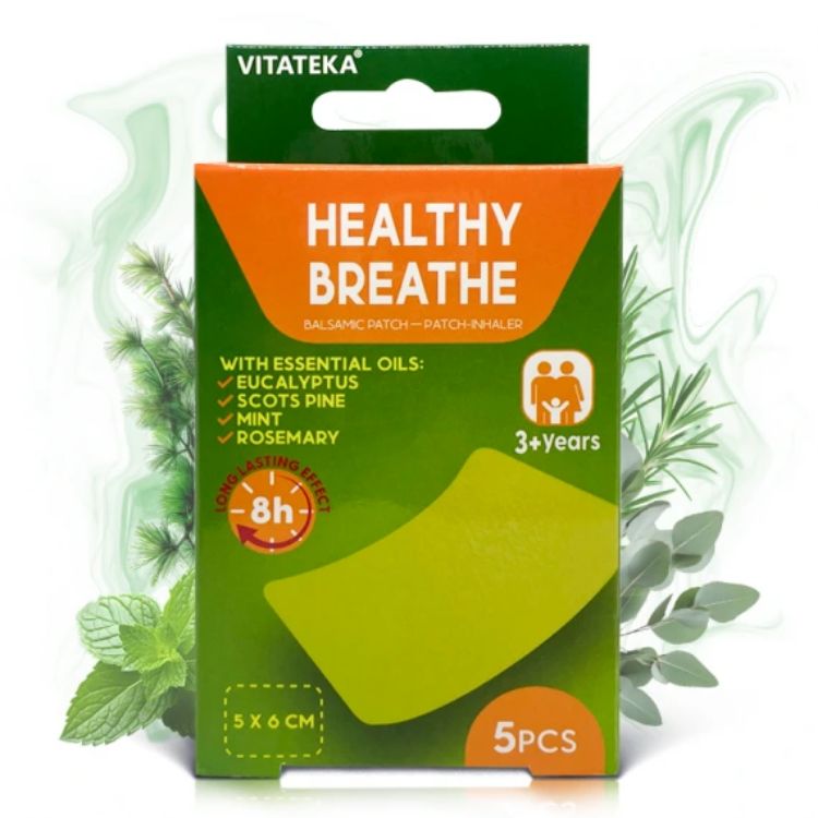 Kép Healthy Breathe – aromaterápiás inhalációs tapasz – 5 db – Vitateka