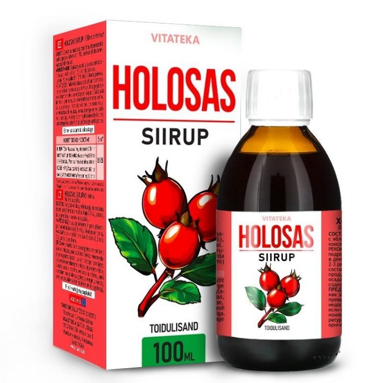 Kép Holosas – csipkebogyó-szirup almasavval – 100 ml – Vitateka