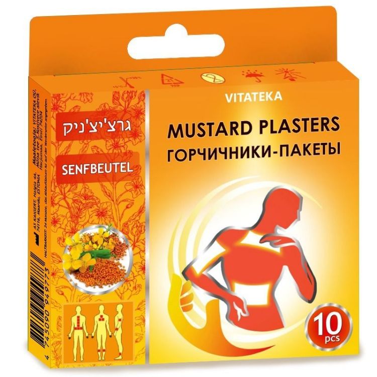Kép Vitateka mustártapasz – 10 db
