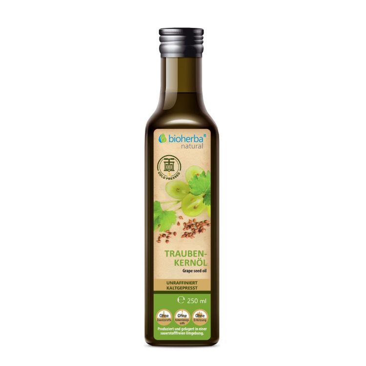 Kép Hidegen sajtolt szőlőmagolaj - 250 ml - Bioherba