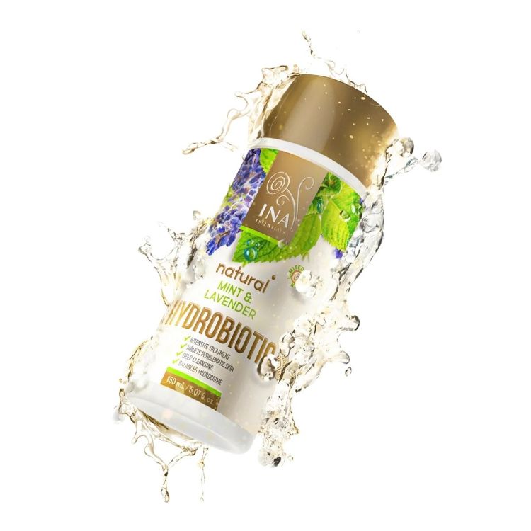 Kép HYDROBIOTIC levendula és menta – intenzív ápolás pattanásra hajlamos bőrre – 150 ml – INA Essentials