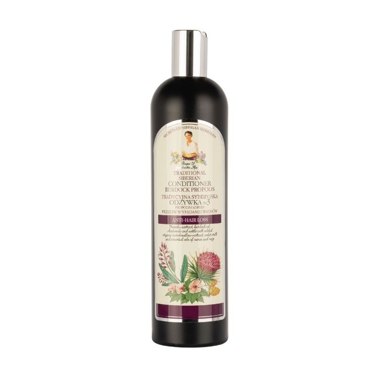 Kép Babička Agafia №3 bojtorján-propoliszos hajkondicionáló – 550 ml