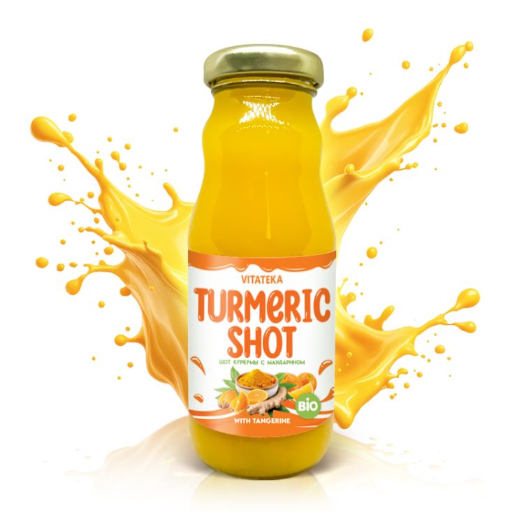 Kép Vitateka Kurkuma shot mandarinnal – 200 ml
