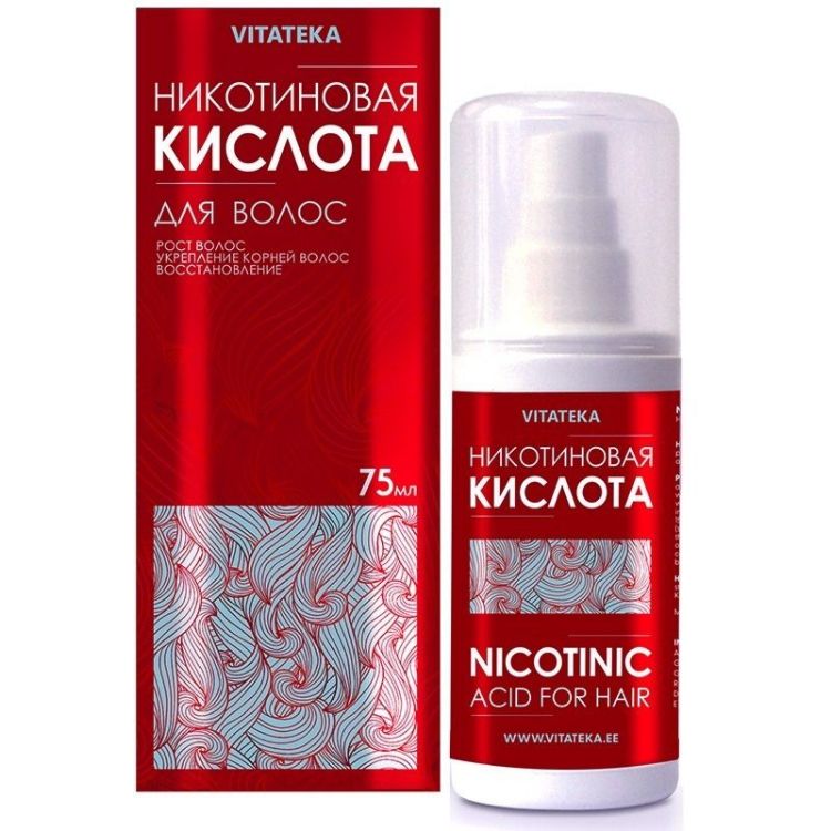Kép Vitateka nikotinsav hajra – 75 ml