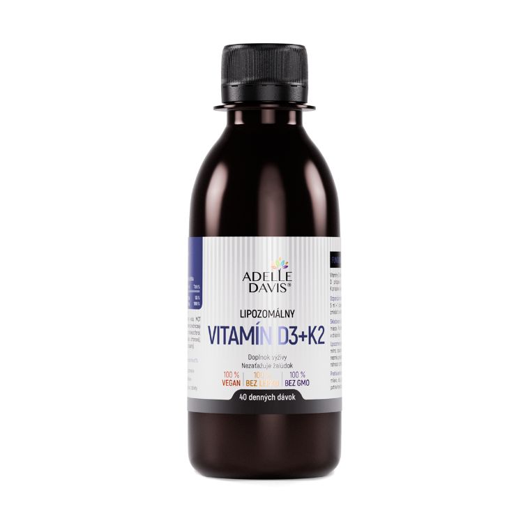 Kép Adelle Davis liposzómás D3+K2-vitamin, 200 ml