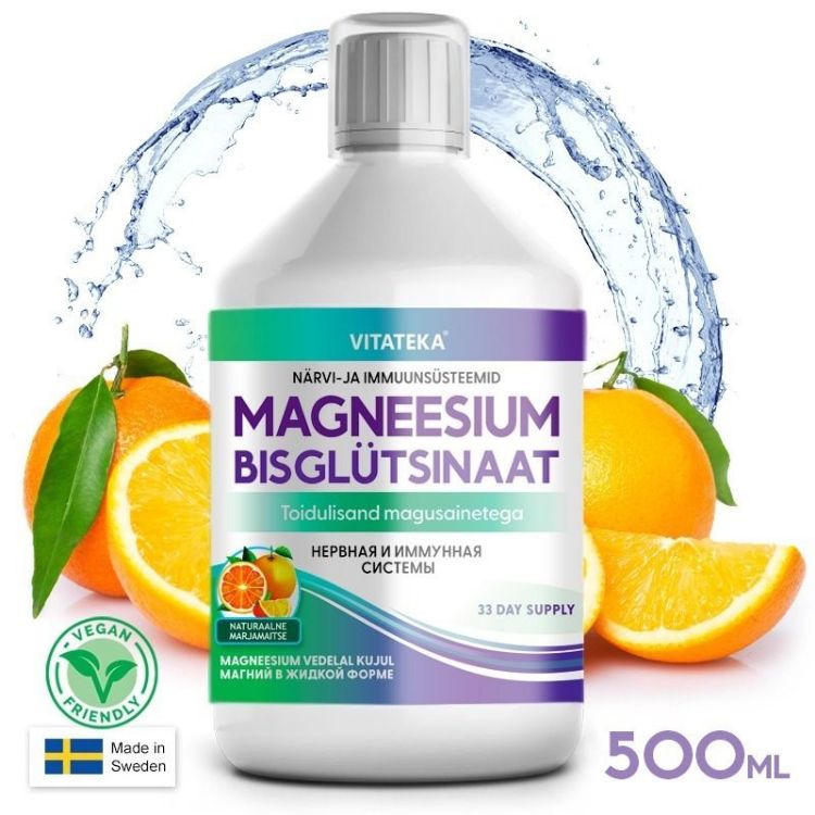 Kép Vitateka Magnézium-biszglicinát folyékony formában – 500 ml