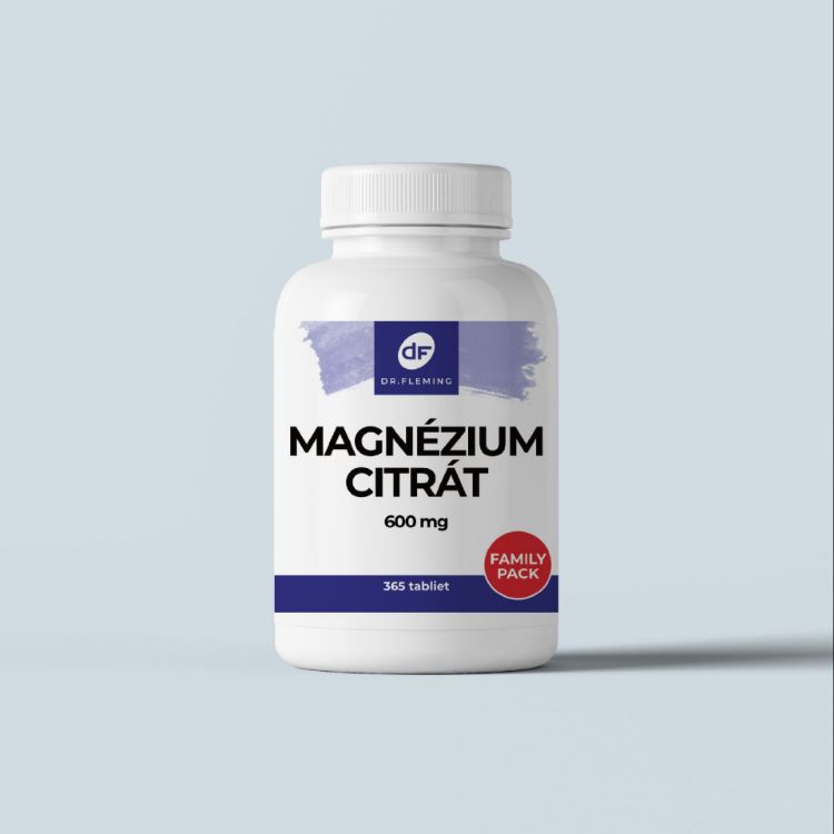 Kép Dr. Fleming Magnézium-citrát 600 mg – 365 tabletta