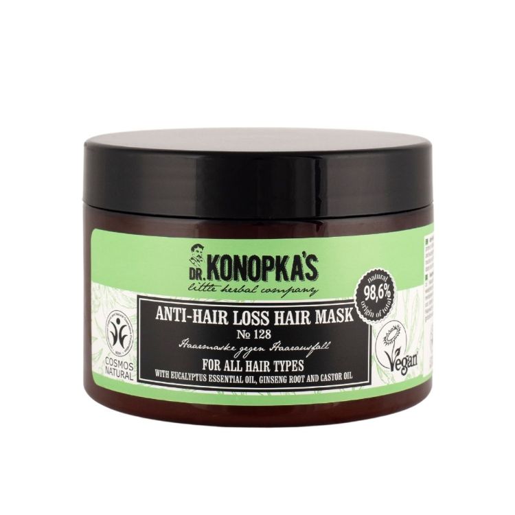 Kép Dr. Konopka's №128 hajhullás elleni hajmaszk minden hajtípusra – 300 ml