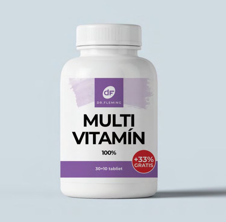 Kép Multivitamin 100% - 40 tabletta - Dr. Fleming
