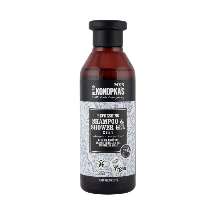 Kép Dr. Konopka's Dr. Konopka’s férfi frissítő 2 az 1-ben sampon és tusfürdő – 280 ml