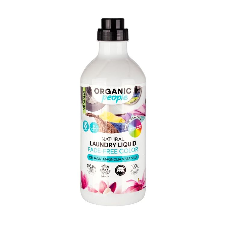 Kép Organic People természetes mosógél színes ruhákhoz - 1000 ml