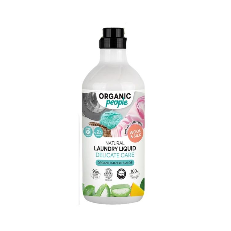 Kép Organic People természetes mosógél kényes ruhákhoz – 1000 ml