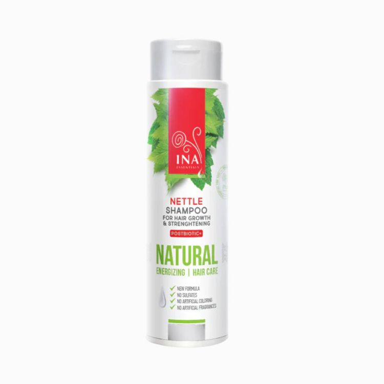 Kép INA Essentials természetes vadcsalán sampon hajhullásra és zsírosodásra – 200 ml