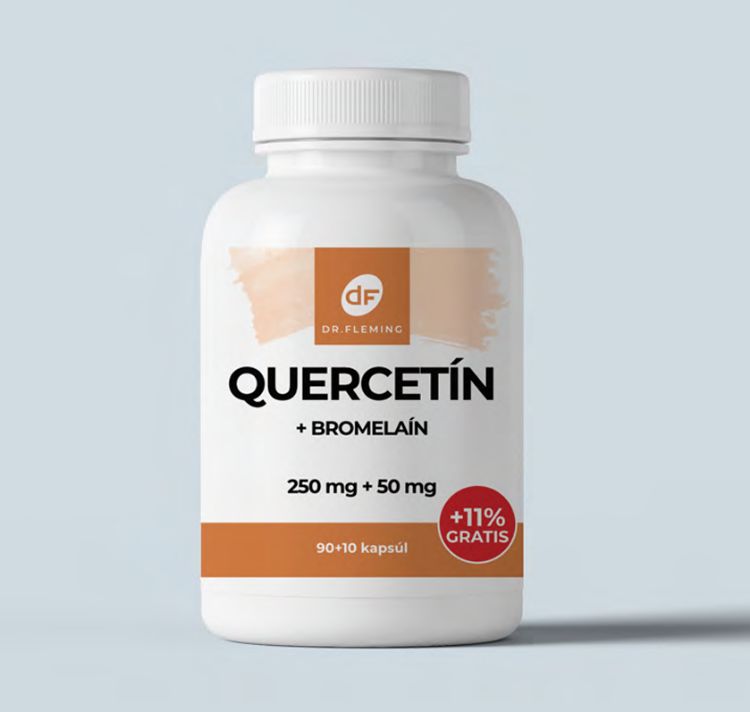 Kép Quercetin + Bromelain - 100 kapszula - Dr. Fleming