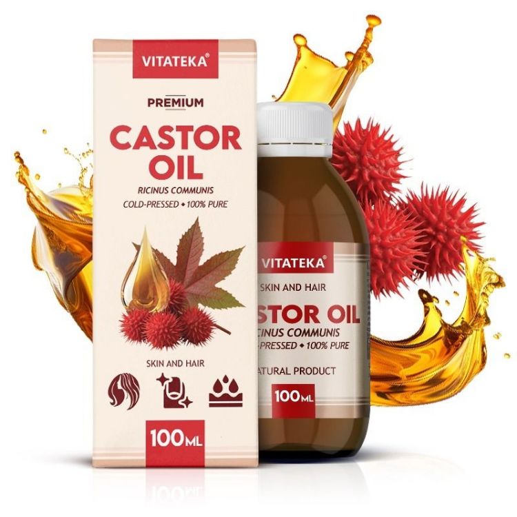 Kép Vitateka ricinusolaj bőrre és hajra – 100 ml
