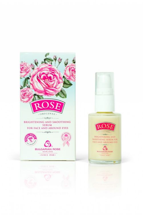 Kép ROSE ORIGINAL – ragyogást fokozó és kisimító arcszérum arcra és szemkörnyékre 30 ml - Bulgarian Rose Karlovo