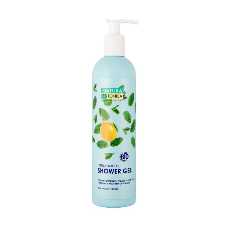 Kép Natura Estonica Herbalicious frissítő tusfürdő – 400 ml