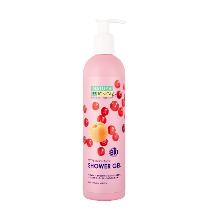 Kép Natura Estonica Vitamin Charge tusfürdő gél – 400 ml