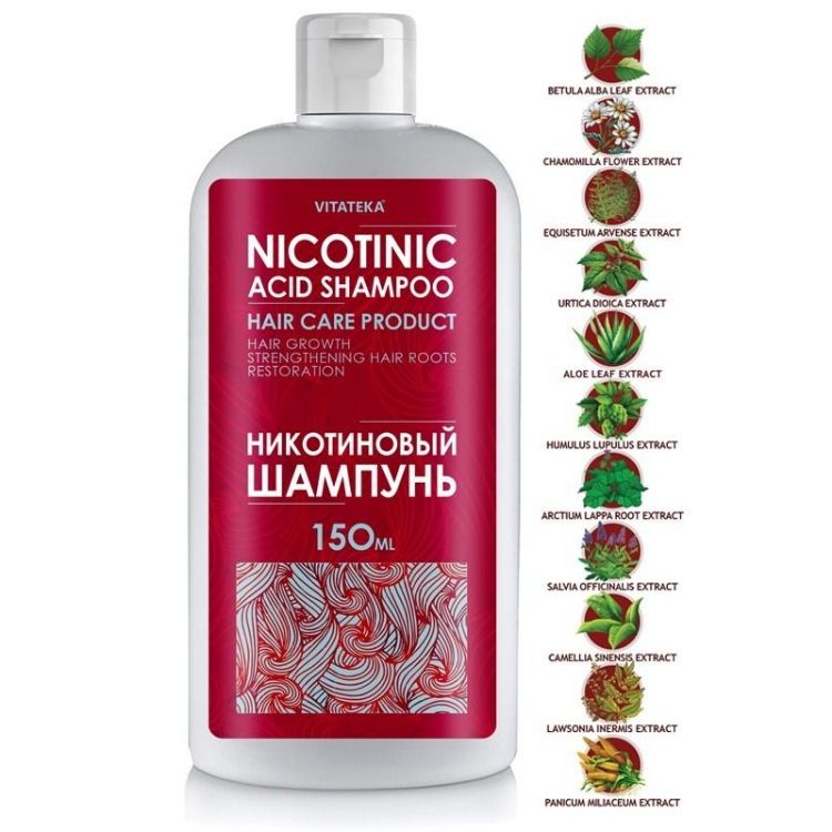 Kép Vitateka nikotinsavas sampon – 150 ml