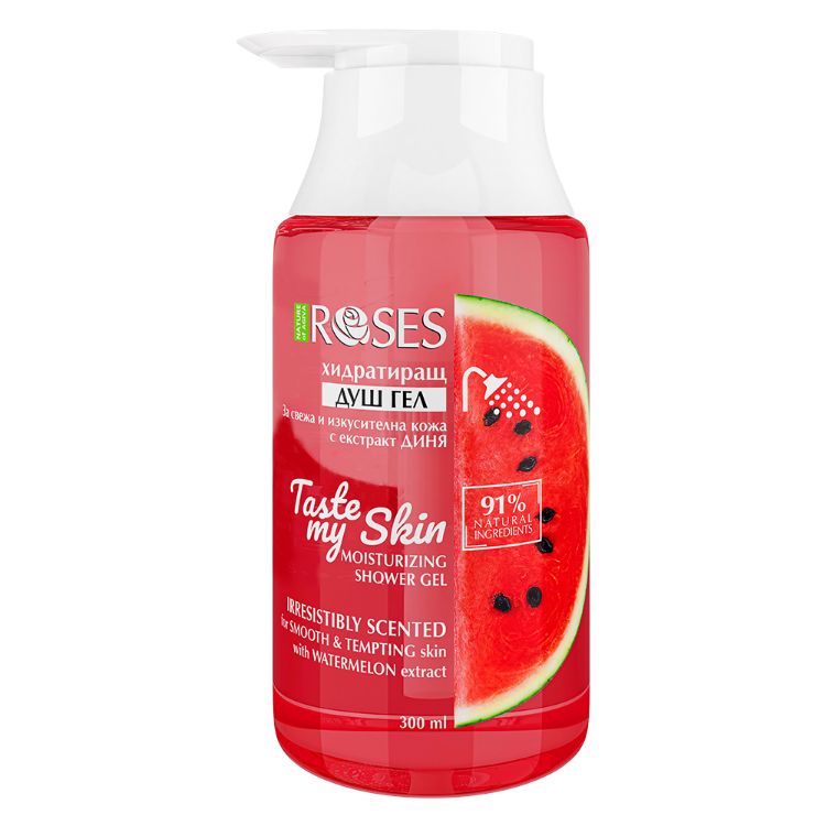 Kép TASTE MY SKIN hidratáló természetes tusfürdő görögdinnye-kivonattal 300 ml - NATURE OF AGIVA